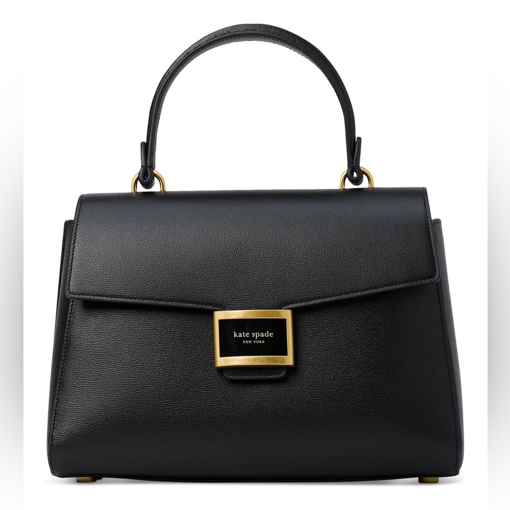 kate spade new york Katy Top Handle Satchel/handbag/black/nwt